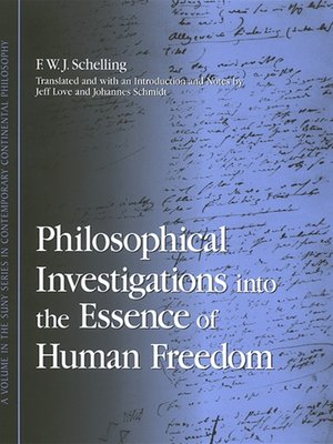 cover image of Philosophical Investigations into the Essence of Human Freedom